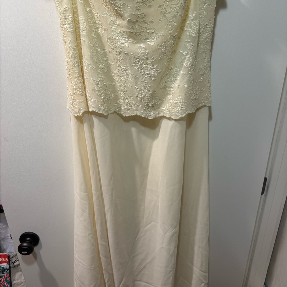 Cachet yellow dress